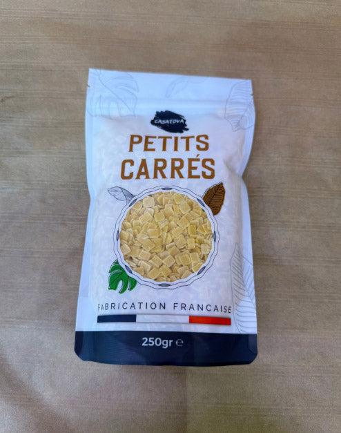 Les p'tits carrés aux oeufs frais