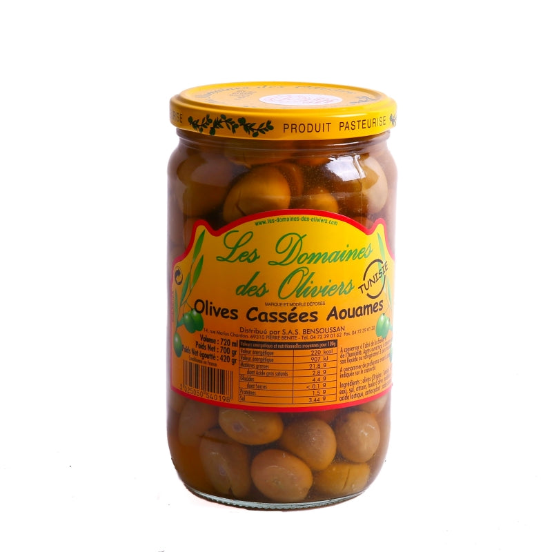 Olives cassées aouames (les domaines des oliviers)
