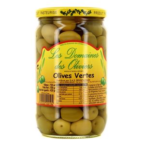 Olives vertes grosses cerignola (les domaines des oliviers)