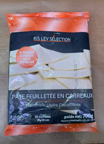 Pâte Feuilletée en carreaux