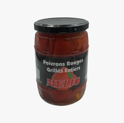 Poivrons Rouges grillés entier